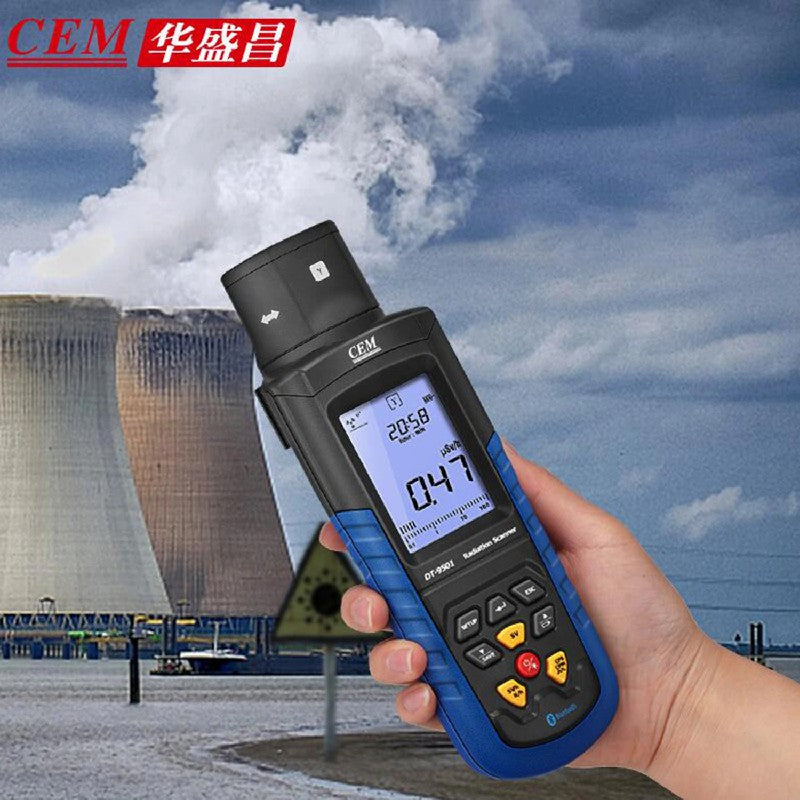 CEM DT-9501 Nuclear Radiation Detector Nuclear Radiation Detectionof Radio active Substances α、β、γ、X-ray Detector Alarm CEM DT-9501 Nuclear Radiation Detector Nuclear Radiation Detectionof Radio active Substances α、β、γ、X-ray Detector Alarm